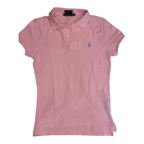 Ralph Lauren Pink Slim Fit Polo Shirt - Size S - Picture 1 of 4